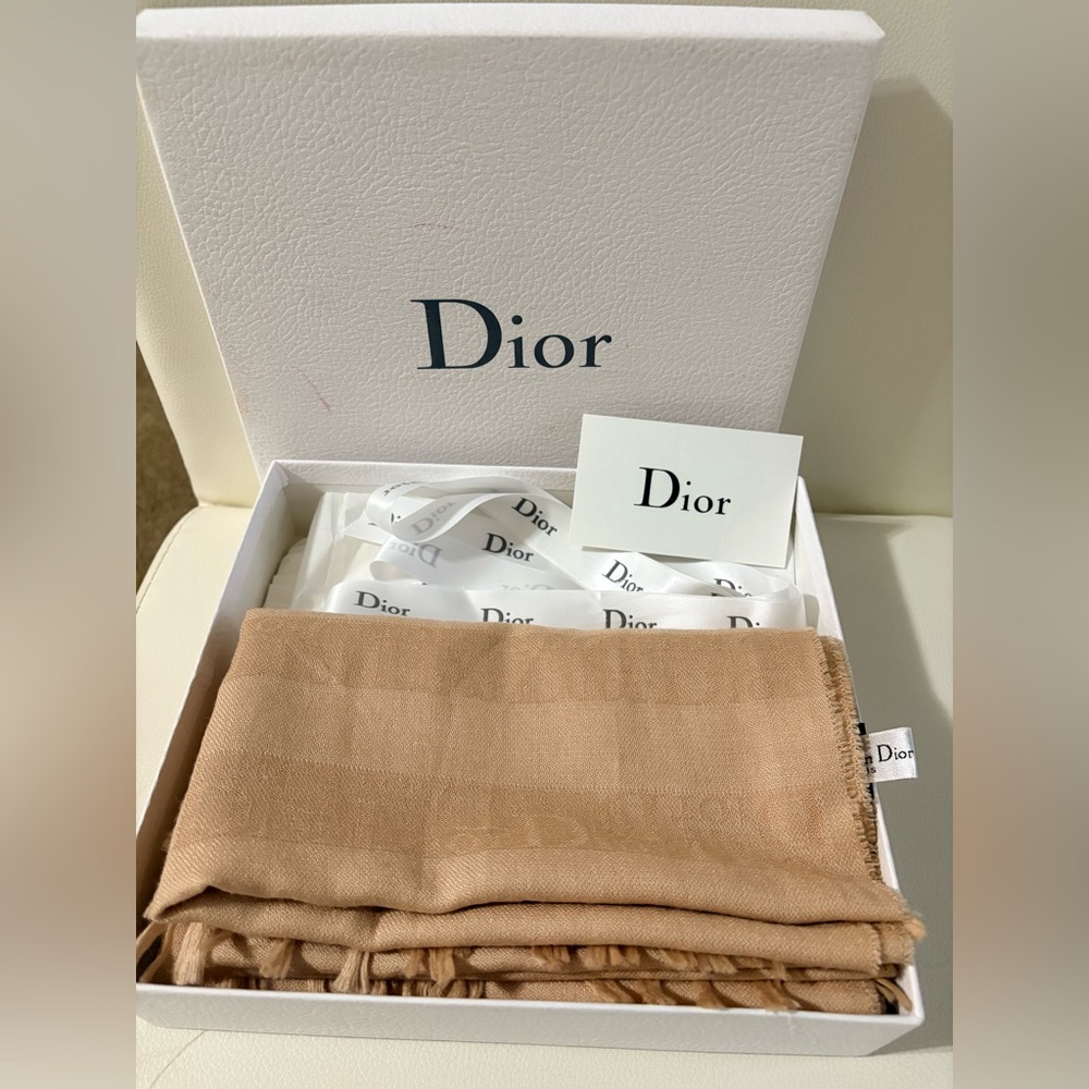 Dior Beige Scarf